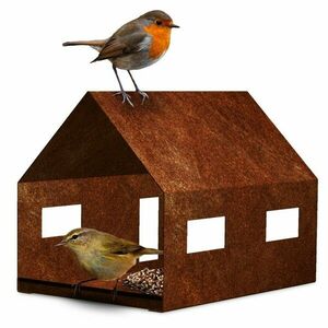 Casa Madáretető 30 x 21 x 23 cm, corten CORGARDEN1040 kép