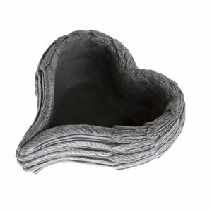 Tiszteletteljes dekoráció Beton virágcserép Szív, 20 x 8, 5 x 18, 5 cm kép