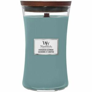 WoodWick Illatos gyertya nagy váza Evergreen Cashmere, 609 g kép