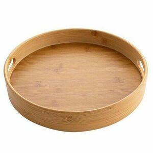 Florina BAMBOU fából készült tálca , 30 x 5 cm , 30 cm átmérőjű kép