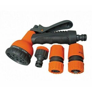 Öntöző készlet pisztollyal 8 pozíció 4 db, kép