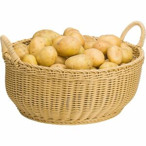 Westmark Kerek kosár két fogantyúval 42 x 19 cm, bézs kép