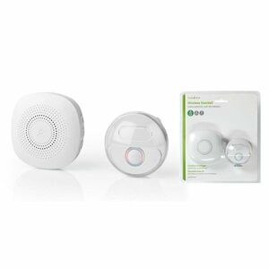 Nedis DOORB222CWT vezeték nélküli csengő, 230 V, fehér kép