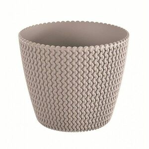 Splofy virágtartó, kávészínű, átmérő: 26 cm, 26 cm átmérőjű kép