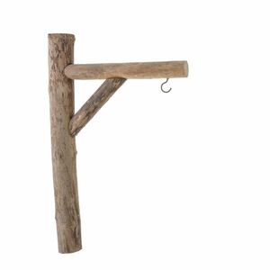 Fa fali akasztó, barna, 40 cm kép