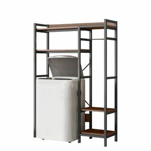 DELSIN polc a mosógép fölé , sötét tölgy kép