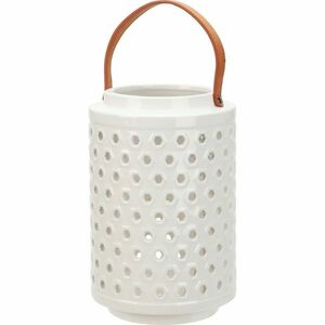 Bruggy dekoratív lámpa, fehér, 15, 8 x 24, 3 cm, dolomit kép