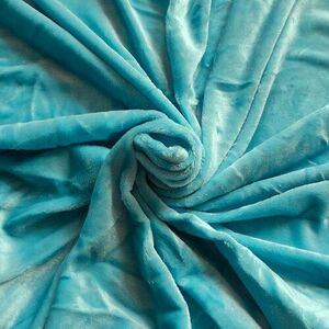 Mikroplüss lepedő petróleumkék, 90 x 200 cm, 90 x 200 cm kép