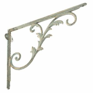 Öntöttvas konzol polc alá Mensola fehér, 20 x 27cm kép