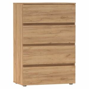 PARMAD komód, craft tölgyfa, arany kép