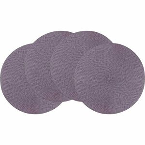 Altom Straw tányéralátét lila, átmérő 38 cm, 4 db-os szett kép