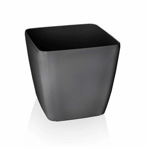 Flower Lover virágtartó kaspó Quadrato Easy antracit, 24 cm kép