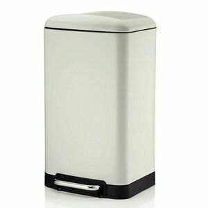 Kela DAVINO pedálos szemeteskosár fehér, 30 L kép