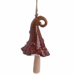 Kerámia csengő Kalap piros, 38 x 9 cm kép