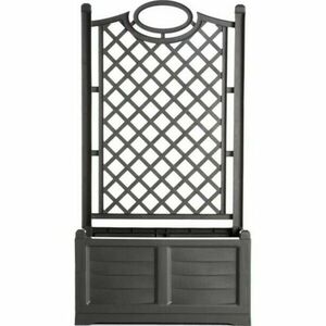 Bama Separe nagy méretű virágláda díszes támasztékkal antracit, 80 x 150 x 42, 5 cm kép