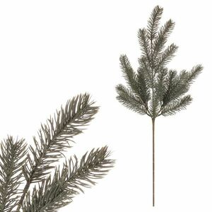 Műfenyő ág, zöld, 25 x 60 cm kép