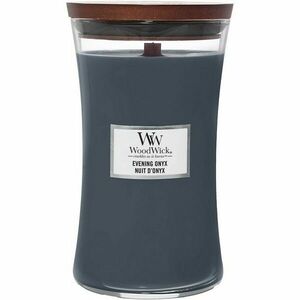 WoodWick Illatos gyertya nagy váza Evening Onyx, 609 g kép