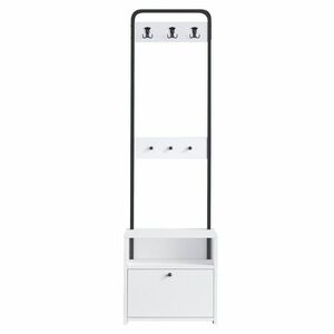 Quinn White and Black cipősszekrényes fogas kép