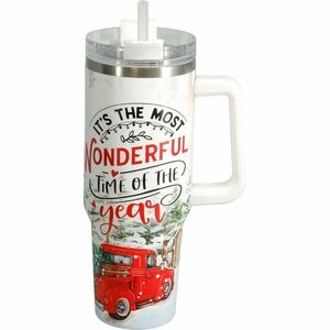 Merry Christmas karácsonyi termokanna 1, 2 l, fehér kép