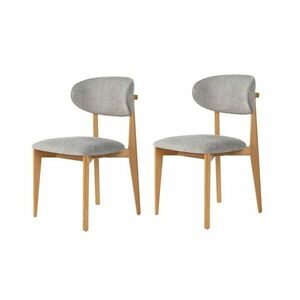 Lionte Grey and Light Oak étkezőszék szett, 2 db kép