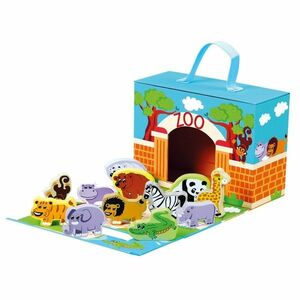Bino Állatkert utazó bőröndben, 28 x 24 x 11 cm kép