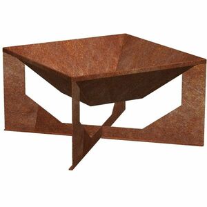 Vento Kerti tűzrakóhely 50 x 50 x 30 cm, corten CORGARDEN 1014 kép