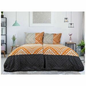 B.E.S. Petrovice Etnic Terra flanel ágyneműhuzat, 140 x 200 cm, 70 x 90 cm kép