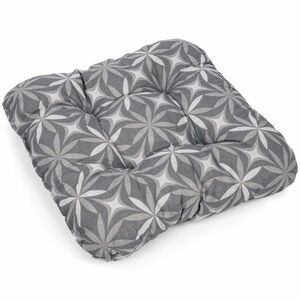 Virágok székpárna szürke, 38 x 38 x 7 cm kép
