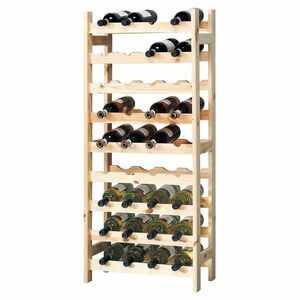 Kesper 69360 Borospolca 36 palackhoz, fenyő, 120 x51 x 27 cm kép