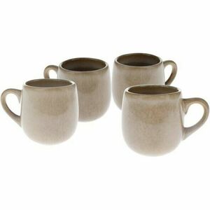 4 db Warm kerámia bögre szett 100 ml, bézs kép