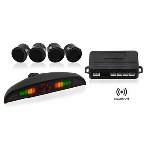 Vezeték nélküli parkolóasszisztens 4 érzékelővel és LED kijelzővel kép