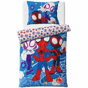 Carbotex Spidey, Az elképesztő barátok mikroplüss ágyneműhuzat , 140 x 200 cm, 70 x 90 cm kép