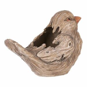 Madárka virágtartó, 19 x 15 x 13 cm, polirezin kép