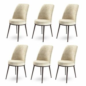 Dexa Cream and Brown étkezőszék szett, 6 db, 6 db kép