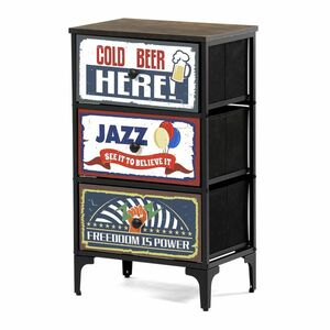 Vintage komód, 45 x 30 x 77 cm kép