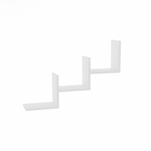 Mist White polc kép