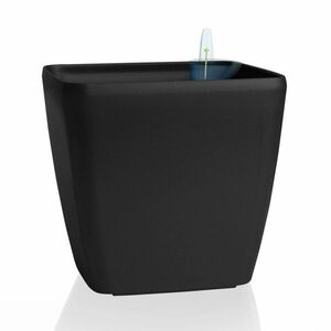 Flower Lover Öntözés nélküli virágcserép Quadratomatt fekete, 24 cm, 24 cm kép