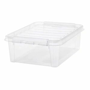 SmartStore Tárolódoboz fehér kapcsokkal Classic, 21 l, 21 l kép