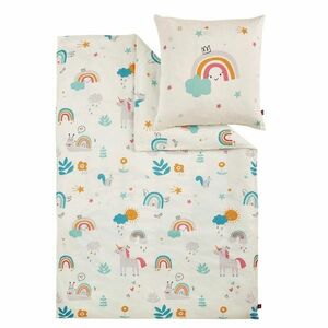 s.Oliver Unicorn gyerek szatén ágyneműhuzatkiságyba, 100 x135 cm, 40 x 60 cm kép
