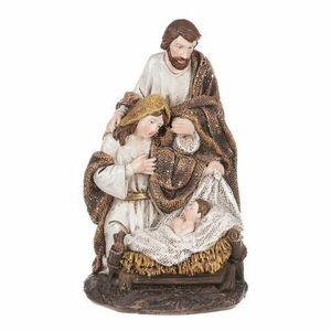 Betlehemi család, 9 x 16 x 8 cm, polirezin kép