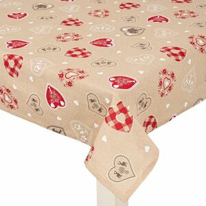 Home Elements Karácsonyi szív asbrosz, 90 x 90 cm kép