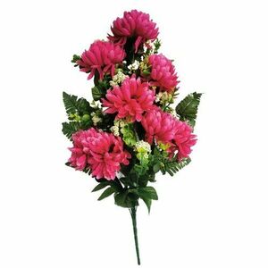 Krizantém dekor művirág, lila, magasság 60 cm kép