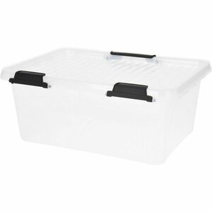 Transparent tárolódoboz, 40 x 30 x 17 cm kép