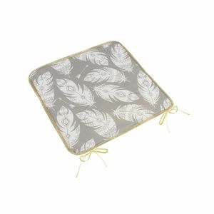 Bellatex Adéla sima ülőpárna, szürke, fehértollak, 40 x 40 cm kép