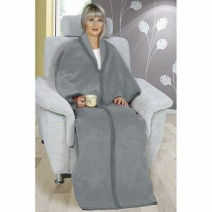 Korall micro tv nézős takaró szűrke, 150 x 180 cm kép