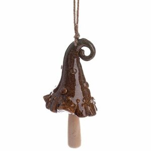 Kerámia csengő Kalap barna, 38 x 9 cm kép
