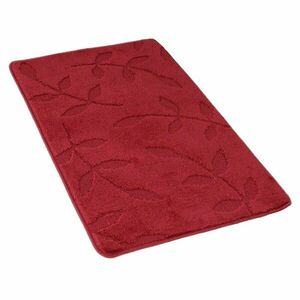 Kvalitex LEvelek fürdőszobaszőnyeg bordó, 60 x 100 cm kép