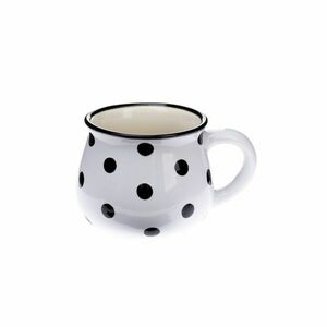 Dots kerámia bögre 75 ml, fehér , 75 ml kép