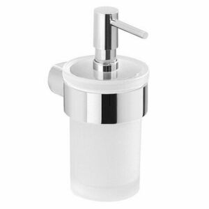 GEDY PI8113 Pirenei szappanadagoló, króm/tejüveg kép