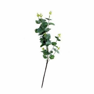 Műanyag eukaliptusz szár, zöld, 67 cm kép